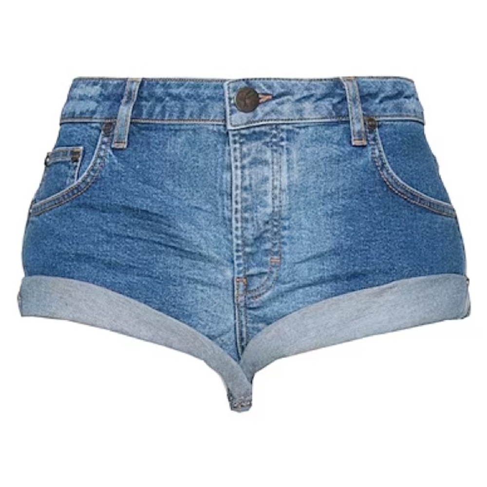 One Teaspoon Bandits Blue Jean Shorts
